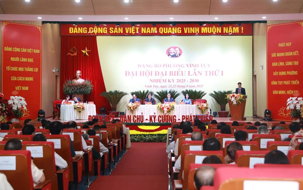 Đảng bộ phường Vĩnh Tuy xây dựng 7 chương trình công tác, tập trung 3 khâu đột phá - ảnh 2