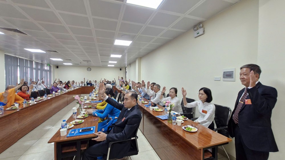  Đại hội đại biểu Ủy ban MTTQ phường Bạch Mai lần thứ I: Chủ động, quyết tâm hoàn thành mục tiêu đề ra - ảnh 6