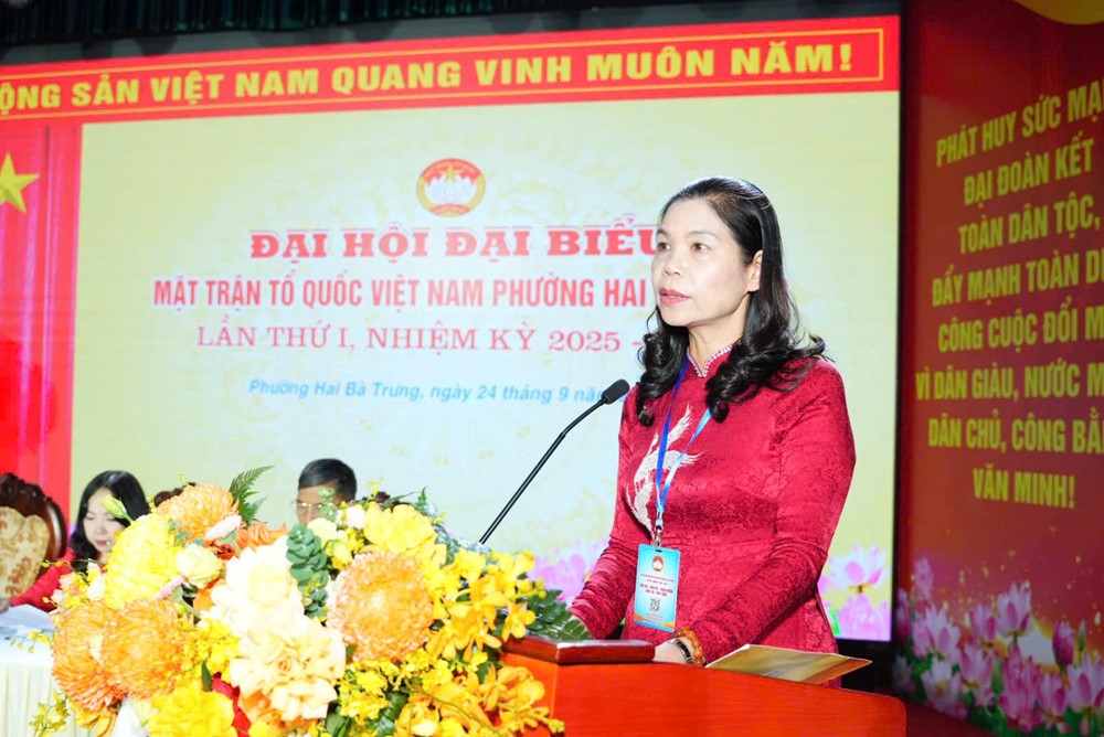 Đại hội đại biểu MTTQ Việt Nam phường Hai Bà Trưng lần thứ I thành công tốt đẹp  - ảnh 6