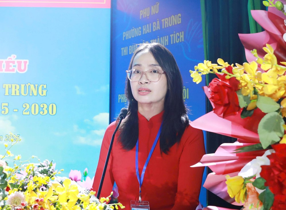 Đồng chí Nguyễn Thanh Tú giữ chức Chủ tịch Hội LHPN phường Hai Bà Trưng  - ảnh 1