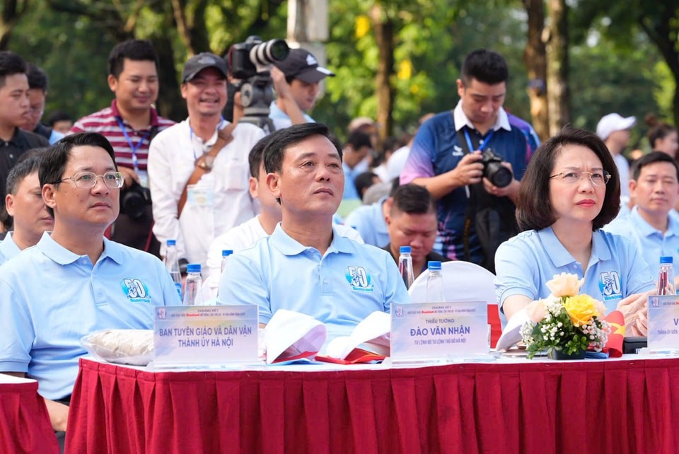 Lan tỏa thông điệp vì hòa bình, nâng tầm phong trào thể thao Thủ đô - ảnh 2
