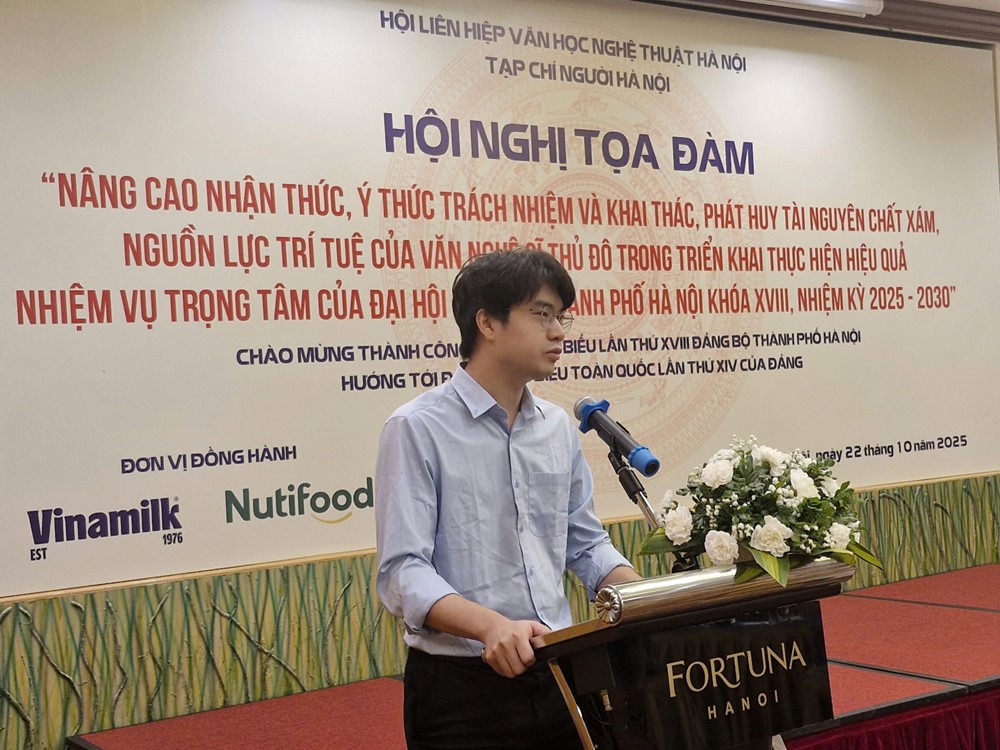 Văn nghệ sĩ Thủ đô đưa Nghị quyết Đại hội XVIII Đảng bộ Thành phố Hà Nội vào cuộc sống  - ảnh 6