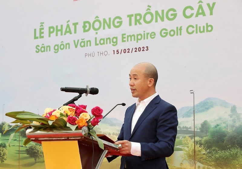 Phát động trồng cây phủ xanh 16 ha  dự án sân golf tại tỉnh Phú Thọ - ảnh 1