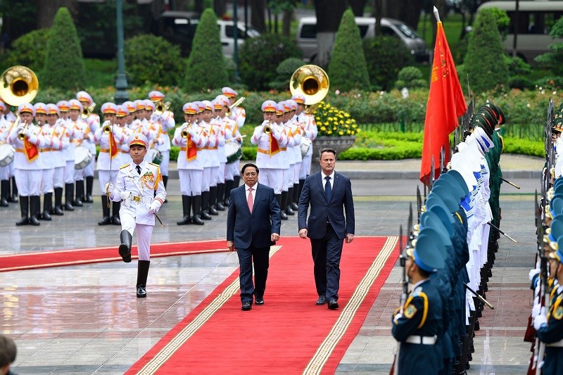 Thủ tướng Phạm Minh Chính hội đàm với Thủ tướng Luxembourg Xavier Bettel - ảnh 1