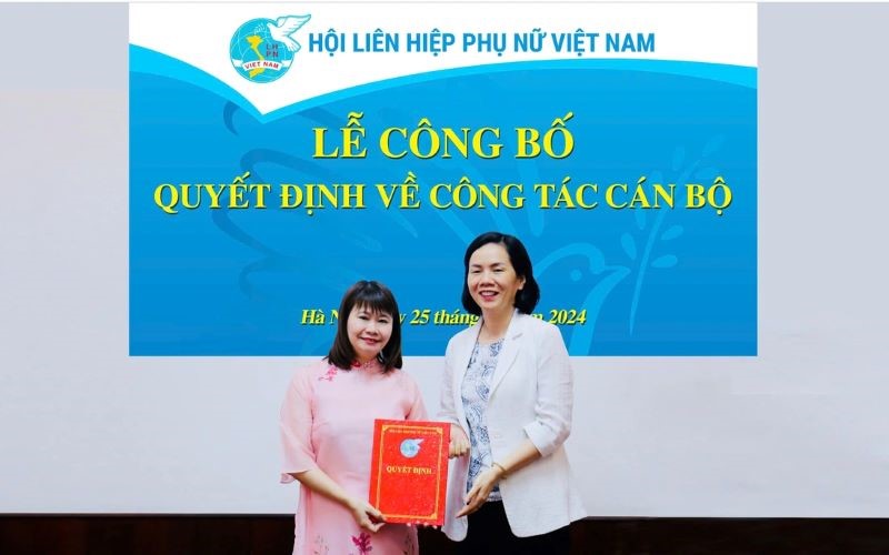 Tổng biên tập Báo Phụ nữ Việt Nam được điều động, bổ nhiệm giữ chức Trưởng ban Hỗ trợ phụ nữ phát triển kinh tế, TƯ Hội - ảnh 1