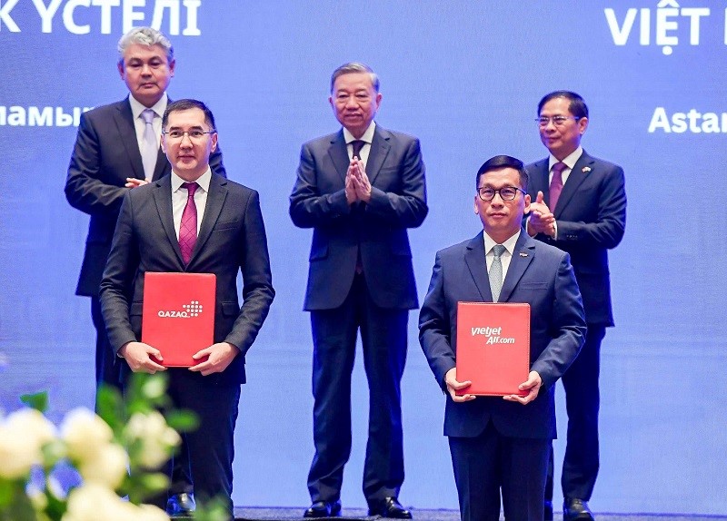 Vietjet ra mắt hãng hàng không Vietjet Qazaqstan - ảnh 1