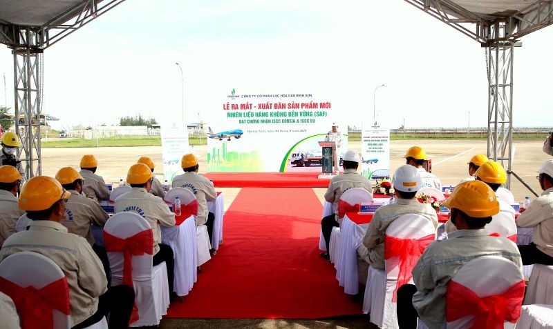 BSR ra mắt và xuất bán lô sản phẩm mới Nhiên liệu hàng không bền vững (SAF) - ảnh 1