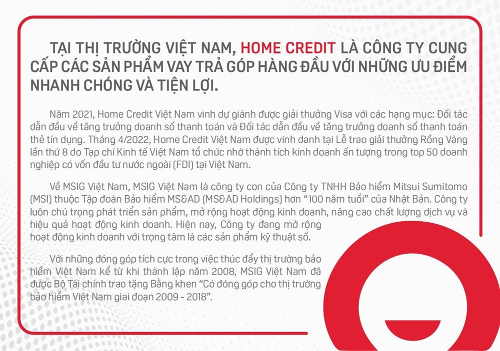 Tập đoàn tài chính số Home Credit Việt Nam “bắt tay” cùng công ty bảo hiểm hàng đầu Nhật Bản - ảnh 4