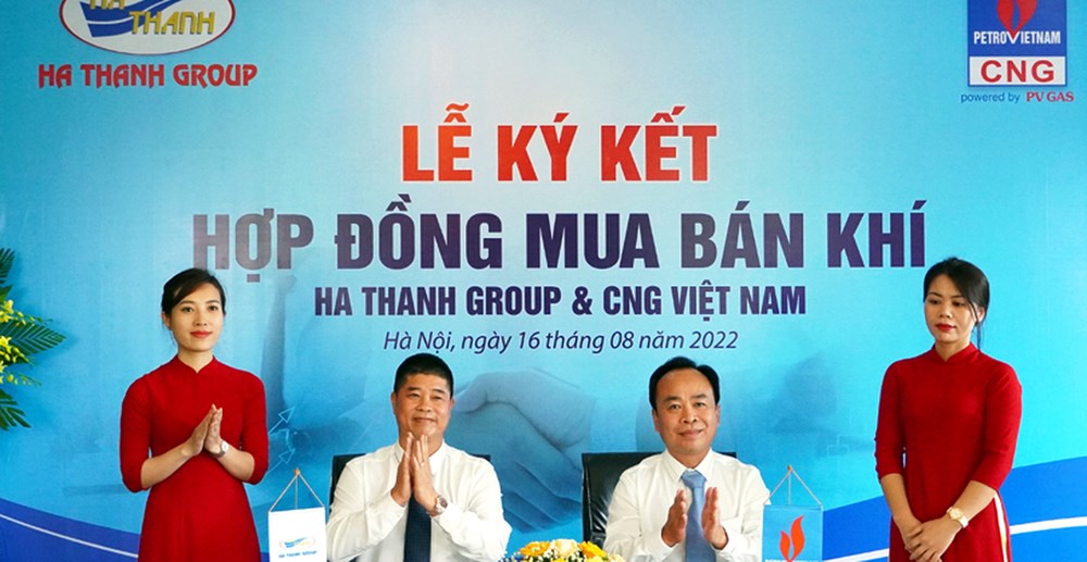 CNG Việt Nam ký hợp đồng mua bán khí với Hà Thanh Group - ảnh 1