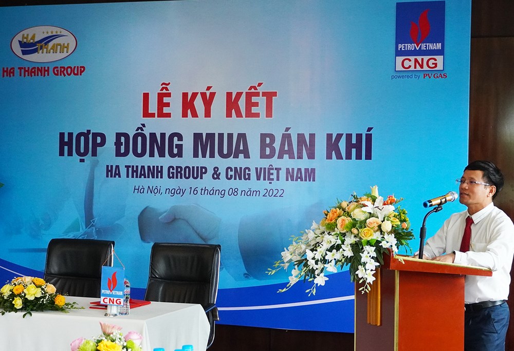 CNG Việt Nam ký hợp đồng mua bán khí với Hà Thanh Group - ảnh 2