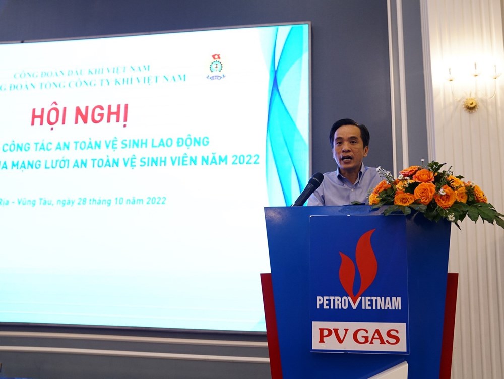 Công đoàn PV GAS tổ chức Hội nghị tổng kết công tác An toàn vệ sinh lao động 2022 - ảnh 2