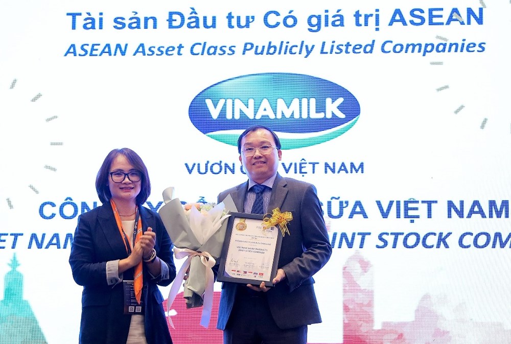 Vinamilk là doanh nghiệp Việt Nam duy nhất được vinh danh là tài sản đầu tư có giá trị của Asean - ảnh 1