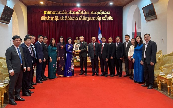 Đoàn đại biểu thành phố Hà Nội thăm và làm việc tại Luông Phra Băng và kết thúc tốt đẹp chuyến công tác tại Lào (16:08 24/04/2023) - ảnh 1