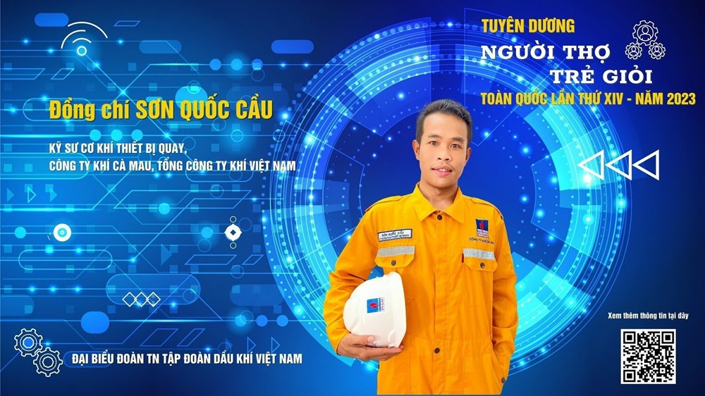 3 đoàn viên PV GAS đạt danh hiệu Người thợ trẻ giỏi toàn quốc năm 2023  - ảnh 3