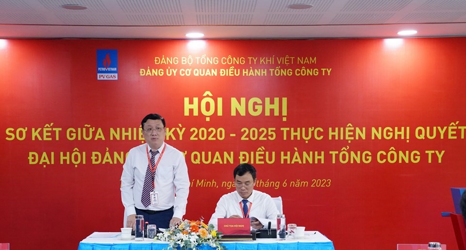 Đảng ủy CQĐH Tổng Công ty Khí Việt Nam sơ kết công tác giữa nhiệm kỳ 2020-2025 - ảnh 1