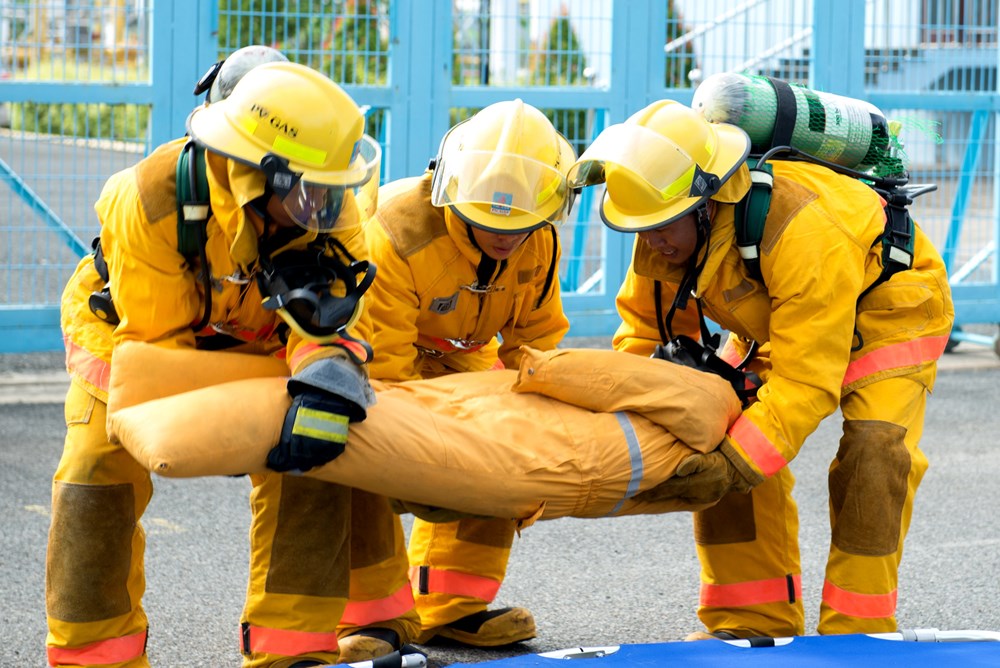 Công ty Khí Cà Mau tổ chức hội thao nghiệp vụ Phòng cháy chữa cháy và Cứu hộ cứu nạn năm 2023  - ảnh 2