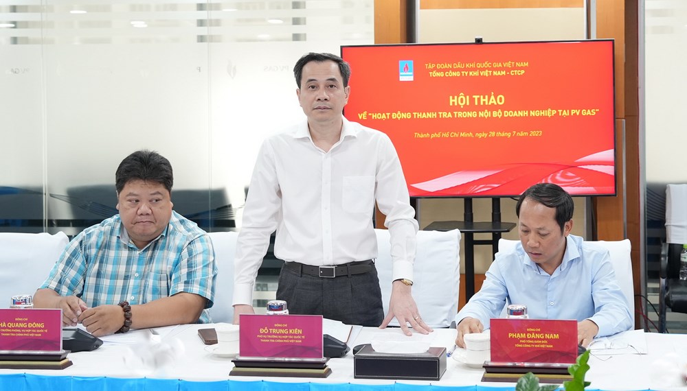 Đoàn thanh tra Nhà nước Lào nghiên cứu kinh nghiệm thực tiễn tại PV GAS - ảnh 3