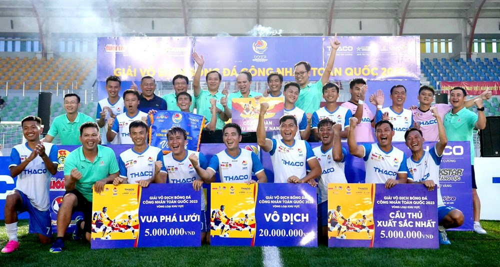 Đội tuyển Công đoàn Dầu khí Việt Nam sẵn sàng cho Vòng chung kết Giải vô địch bóng đá công nhân toàn quốc 2023 - ảnh 1