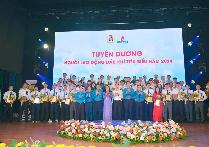 Công đoàn Dầu khí Việt Nam phát động Tháng Công nhân và tuyên dương người lao động Dầu khí tiêu biểu năm 2024 - ảnh 2