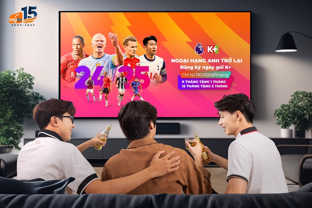 Ngoại hạng Anh trở lại, đăng ký gói K+ của MyTV hưởng nhiều chính sách mới  - ảnh 1