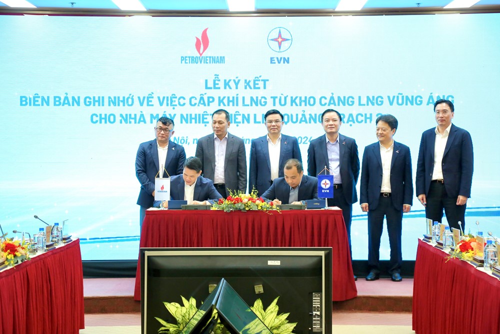 PV GAS ký kết biên bản ghi nhớ với Tập đoàn Điện lực Việt Nam - ảnh 1