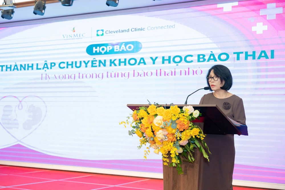 Vinmec ra mắt chuyên khoa y học bào thai- Bước ngoặt điều trị trước sinh tại Việt Nam - ảnh 1
