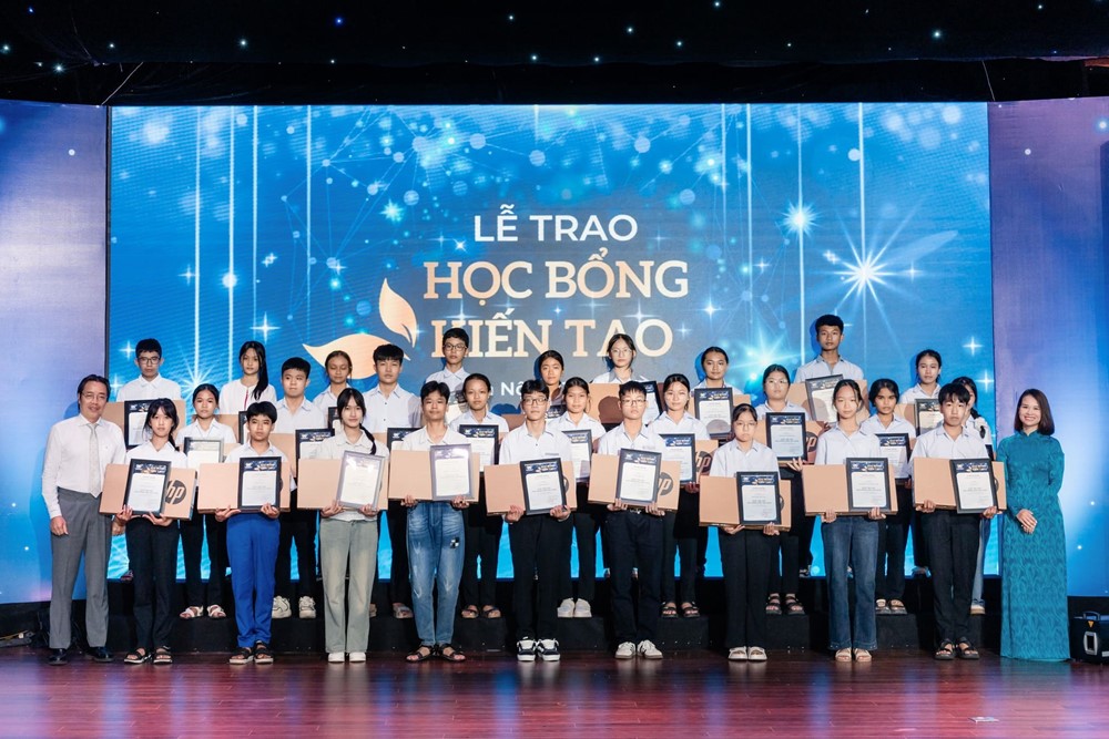 Học bổng Kiến tạo Vinschool: 5 năm tiên phong thu hẹp khoảng cách giáo dục - ảnh 1