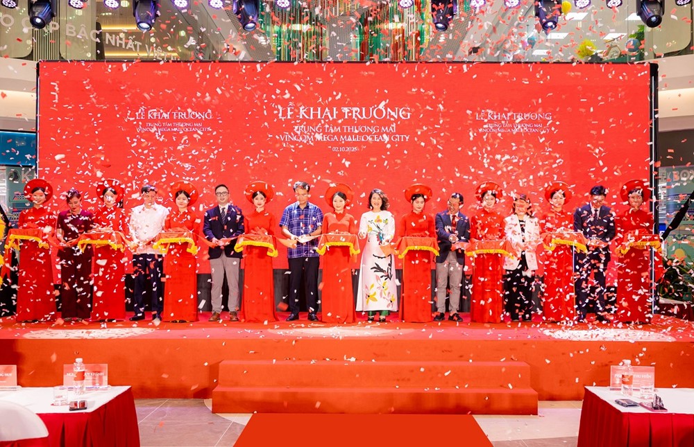 Chính thức khai trương trung tâm thương mại Vincom Mega Mall Ocean City - ảnh 1
