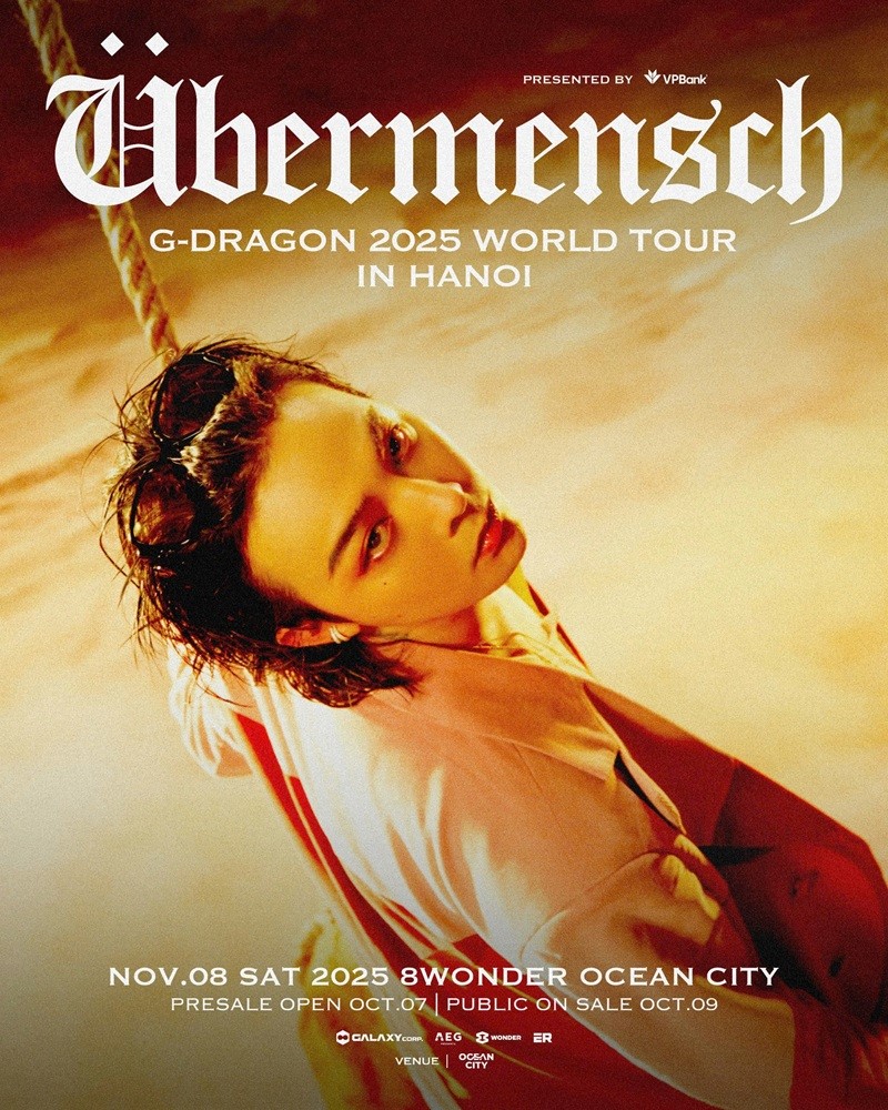 Đưa G-DRAGON 2025 WORLD TOUR [Übermensch] về Việt Nam, 8Wonder biến điều không thể thành có thể  - ảnh 1