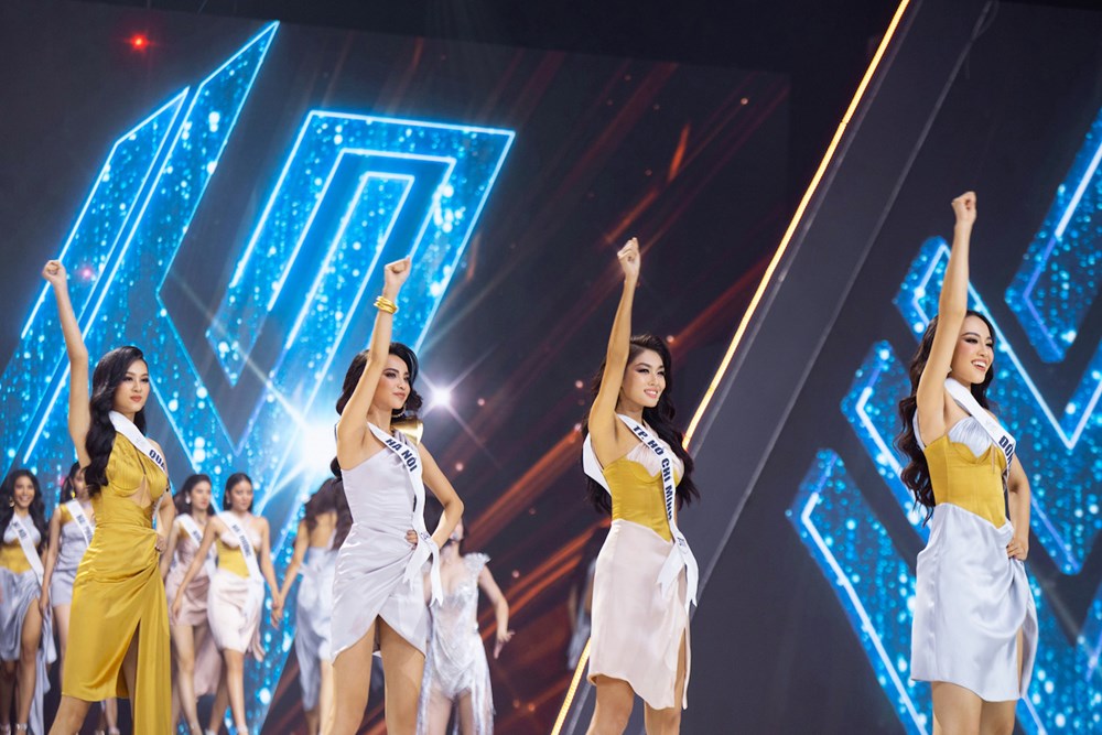 Màn đồng diễn đẹp mắt của top 41 Hoa hậu Hoàn Vũ Việt Nam 2022 - ảnh 5