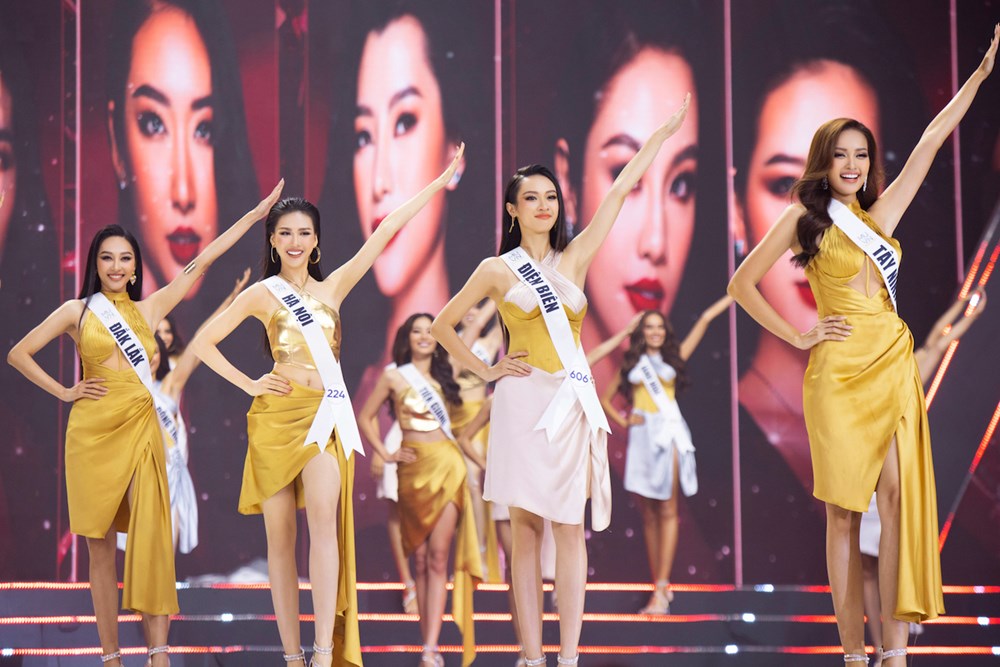 Màn đồng diễn đẹp mắt của top 41 Hoa hậu Hoàn Vũ Việt Nam 2022 - ảnh 3