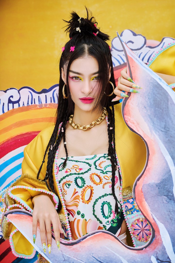 Vẻ đẹp đậm chất Á Đông của Á hậu Kiều Loan trong bộ ảnh Tết 2023 - ảnh 6