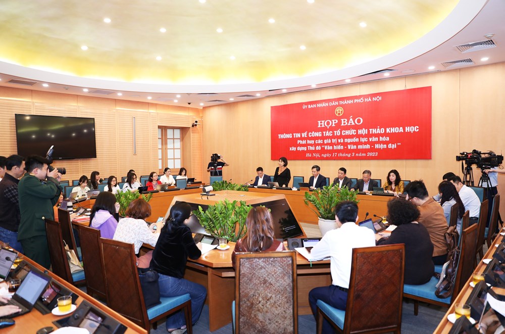 Hà Nội tổ chức Hội thảo khoa học phát huy các giá trị và nguồn lực văn hóa xây dựng Thủ đô  - ảnh 1