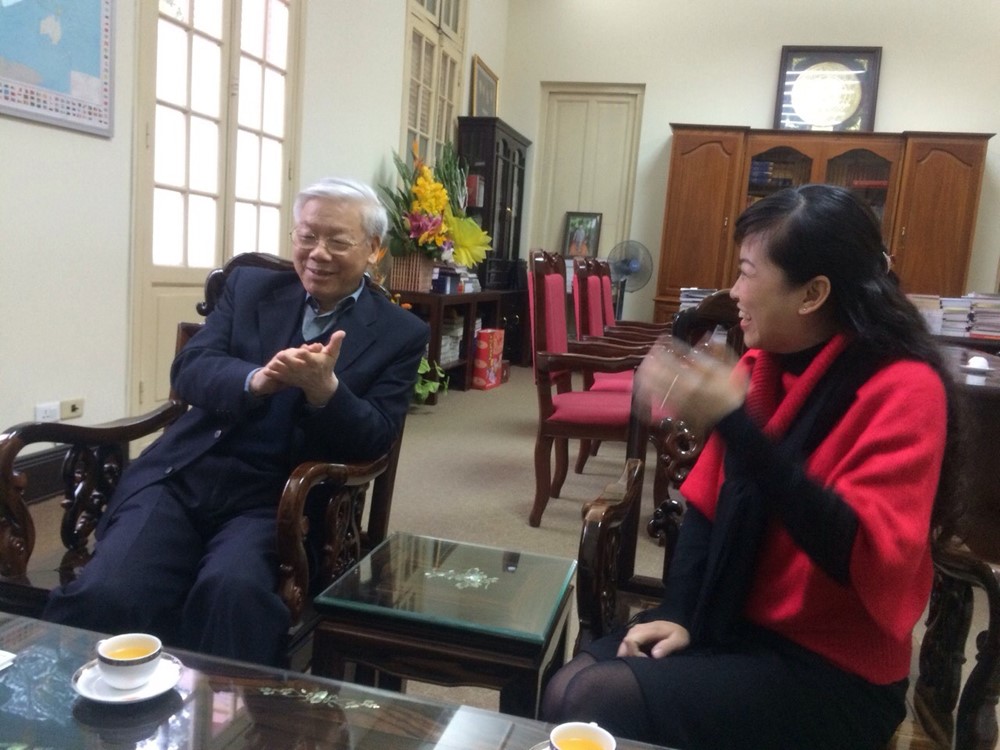 Nghệ sĩ Xẩm Mai Tuyết Hoa: “Tổng Bí thư Nguyễn Phú Trọng luôn tâm huyết gìn giữ nghệ thuật truyền thống”  - ảnh 2