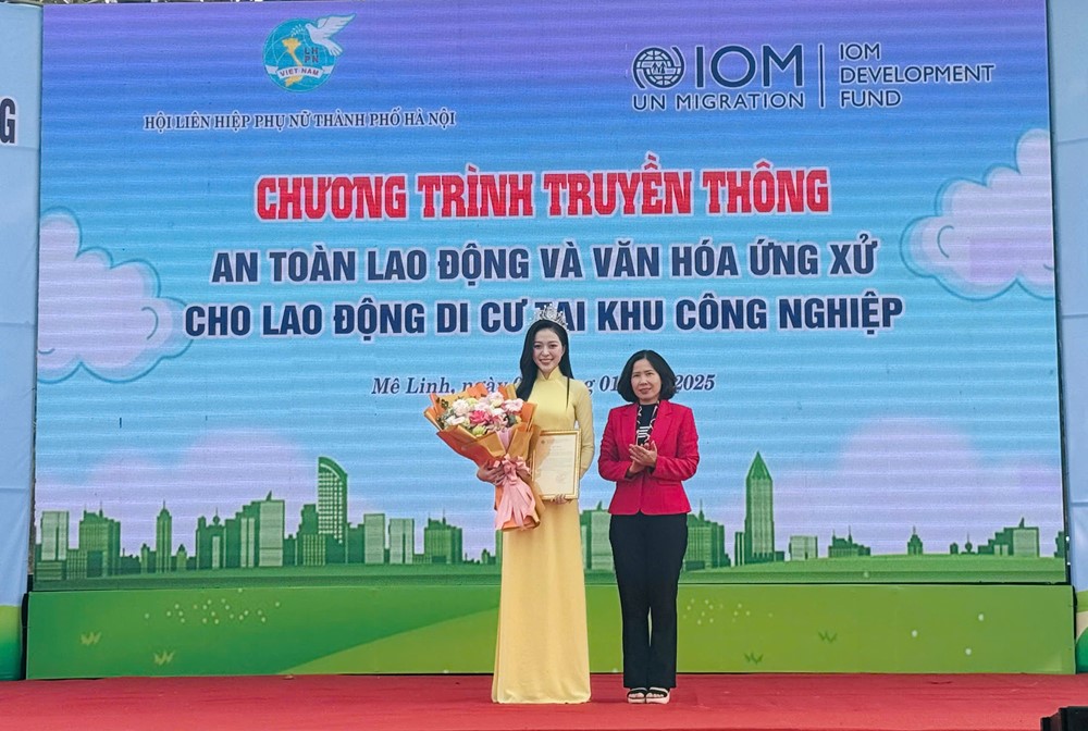 Nâng cao hiểu biết về an toàn lao động và văn hoá ứng xử cho nữ công nhân lao động tại Mê Linh  - ảnh 9