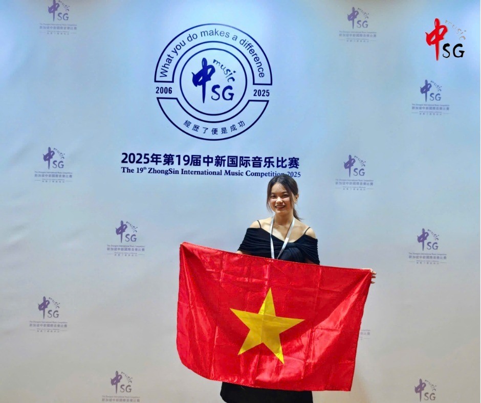 Cựu học sinh chuyên Sử trường Ams giành giải Nhất Cuộc thi Âm nhạc Quốc tế ZhongSin  - ảnh 1