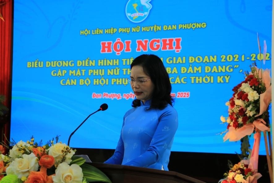 Hội LHPN huyện Đan Phượng phát huy tinh thần “Ba đảm đang”, đạt nhiều thành tích giai đoạn 2021-2025  - ảnh 2