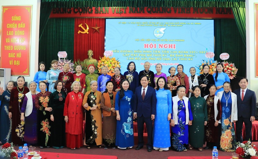 Hội LHPN huyện Đan Phượng phát huy tinh thần “Ba đảm đang”, đạt nhiều thành tích giai đoạn 2021-2025  - ảnh 6