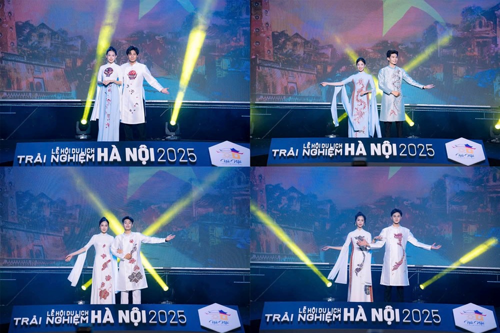 Bộ sưu tập áo dài lấy cảm hứng từ khát vọng hoà bình của NTK Đỗ Như Quỳnh - ảnh 5