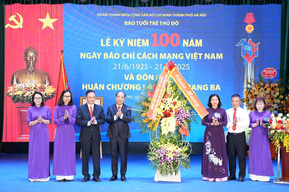 Báo Tuổi trẻ Thủ đô đón nhận Huân chương Lao động hạng Ba, khẳng định vai trò “ngọn đuốc” soi đường cho tuổi trẻ Thủ đô - ảnh 5