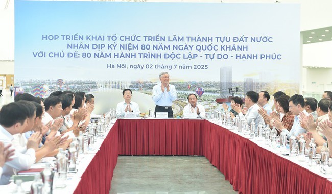 Đảm bảo đến 15/8 phải hoàn thành công tác chuẩn bị tổ chức Triển lãm thành tựu Đất nước - ảnh 1