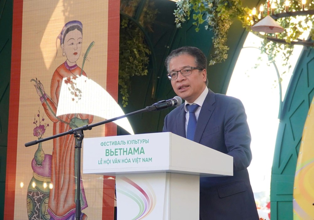 Ấn tượng khai mạc Lễ hội “Việt Nam - Sắc màu từ miền nhiệt đới” bên Quảng trường Đỏ, Liên bang Nga - ảnh 4