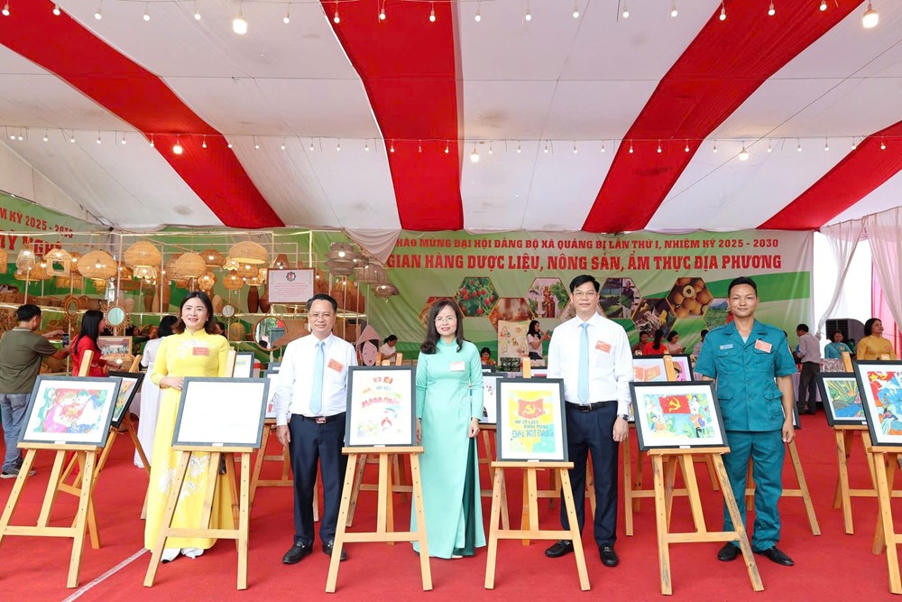 Quảng Bị trưng bày sản phẩm truyền thống và OCOP chào mừng Đại hội Đảng bộ xã lần I - ảnh 6