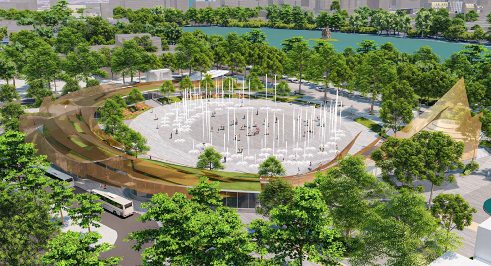 Trung tâm Hội chợ Triển lãm Quốc gia, dự án chỉnh trang quanh Hồ Gươm vào đề cử giải Bùi Xuân Phái 2025 - ảnh 4