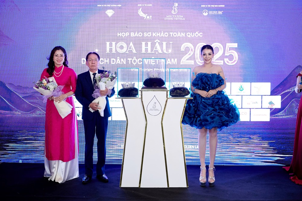 Công bố vương miện mang thông điệp đặc biệt của Hoa hậu Du lịch dân tộc Việt Nam 2025 - ảnh 1