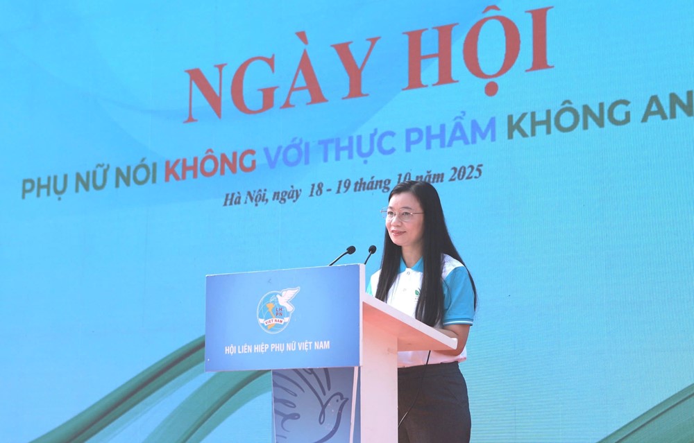 Phụ nữ Việt Nam lan tỏa thông điệp “Nói không với thực phẩm không an toàn”, vì sức khỏe và môi trường xanh - ảnh 2