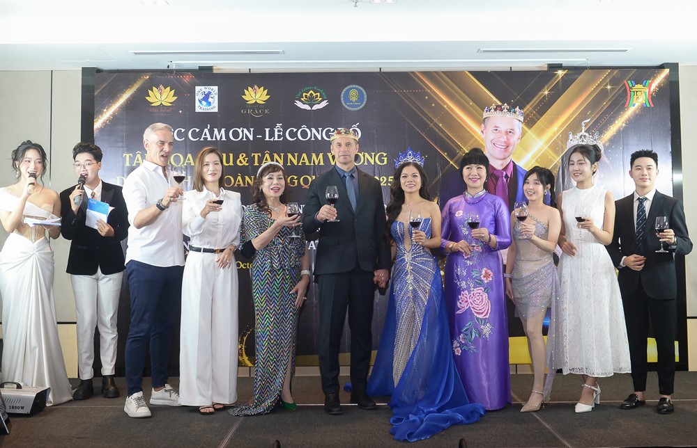 Điều thú vị về cặp vợ chồng là Hoa hậu và Nam vương Doanh nhân Tòan năng Quốc tế 2025  - ảnh 4