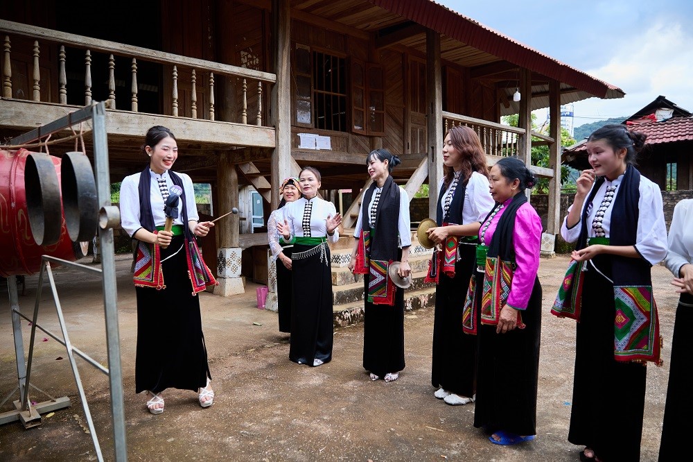 Top 30 Hoa hậu du lịch dân tộc Việt Nam 2025 hóa thân thành những cô gái Thái xinh đẹp, duyên dáng  - ảnh 7