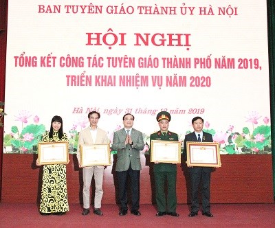 Hà Nội: Tổng kết công tác tuyên giáo thành phố năm 2019,  triển khai nhiệm vụ năm 2020 - ảnh 2