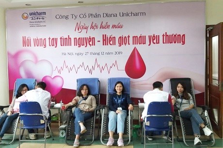 Diana Unicharm tiếp tục tổ chức ngày Hội Hiến máu nhân đạo đợt 2 - ảnh 3